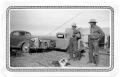 Photograph: Lee Harrington and Oscar Wells at the Oil Well on the Brite Ranch
