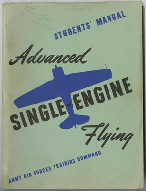 Primary view of object titled '[Students' Manual: Advanced Single-Engine Flying]'.