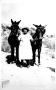 Photograph: Maria Brito with Two Mules
