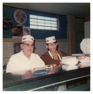 Primary view of object titled 'Employees of Nu-Way Grocery Store'.