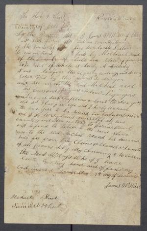 Primary view of object titled '[Bill of sale for a slave girl named Lucy]'.