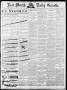 Primary view of Fort Worth Daily Gazette. (Fort Worth, Tex.), Vol. 15, No. 72, Ed. 1, Friday, December 26, 1890