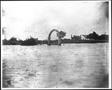 Primary view of [An arch at Richmond Cemetery during the flood of 1899]