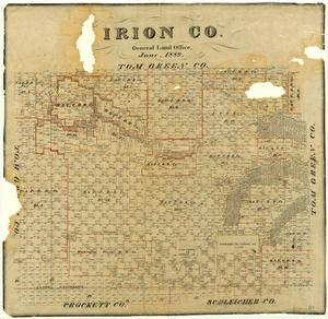 Primary view of object titled 'Irion County'.