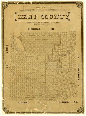 Primary view of object titled 'Map of Kent County'.