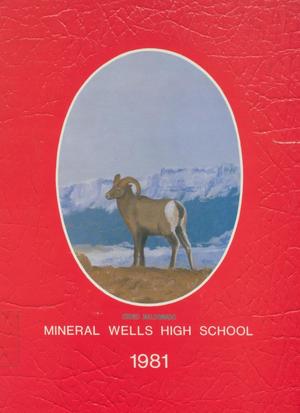 Primary view of object titled 'The Burro, Yearbook of Mineral Wells High School, 1981'.