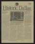 Journal/Magazine/Newsletter: Historic Dallas, Volume 6, Number 13, January-February 1985