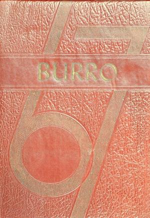 Primary view of The Burro, Yearbook of Mineral Wells High School, 1967