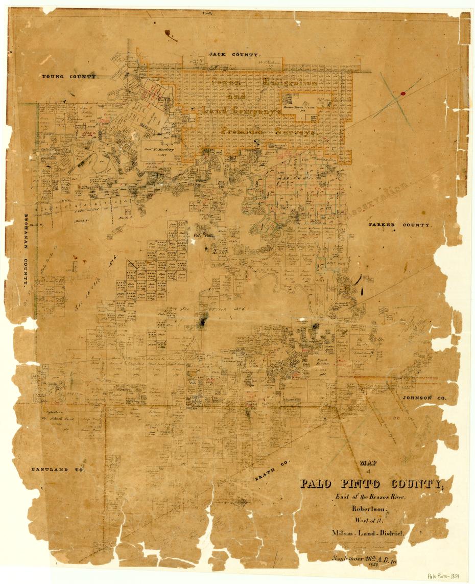 Map of Palo Pinto County
                                                
                                                    [Sequence #]: 1 of 1
                                                