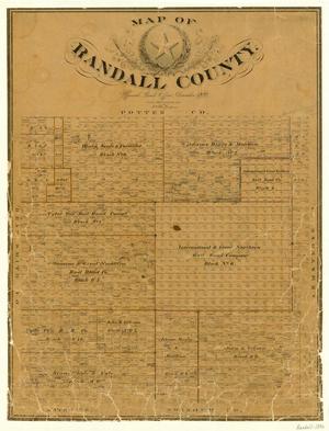 Primary view of object titled 'Map of Randall County'.