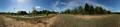 Photograph: Panoramic image of Wiggly Field dog park in Denton, Texas.
