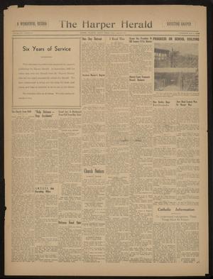 Primary view of object titled 'The Harper Herald (Harper, Tex.), Vol. 26, No. 35, Ed. 1 Friday, August 29, 1941'.