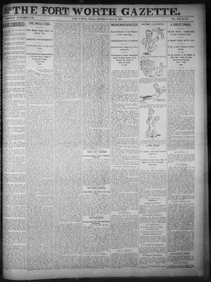Primary view of object titled 'Fort Worth Gazette. (Fort Worth, Tex.), Vol. 17, No. 192, Ed. 1, Saturday, May 27, 1893'.