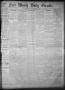 Primary view of Fort Worth Daily Gazette. (Fort Worth, Tex.), Vol. 17, No. 291, Ed. 1, Friday, September 8, 1893