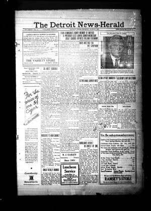Primary view of object titled 'The Detroit News-Herald (Detroit, Tex.), Vol. 5, No. 48, Ed. 1 Thursday, March 2, 1933'.