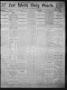 Thumbnail image of item number 1 in: 'Fort Worth Daily Gazette. (Fort Worth, Tex.), Vol. 17, No. 315, Ed. 1, Wednesday, October 4, 1893'.