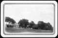 Photograph: [George Ranch House and yard from a south approach]