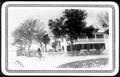 Primary view of [Photograph of the George Ranch house and yard, southeast approach]