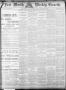 Thumbnail image of item number 1 in: 'Fort Worth Weekly Gazette. (Fort Worth, Tex.), Vol. 12, No. 18, Ed. 1, Thursday, April 10, 1890'.
