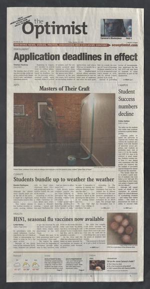 Primary view of object titled 'The Optimist (Abilene, Tex.), Vol. 98, No. 30, Ed. 1 Friday, January 15, 2010'.