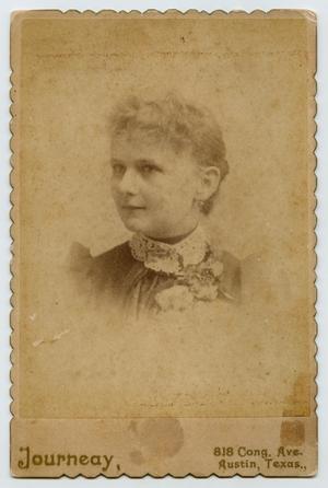 Primary view of object titled '[Portrait of a Young Girl Looking to Her Right]'.