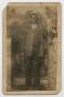 Thumbnail image of item number 1 in: '[Postcard Picture of an African-American Man with a US Flag]'.
