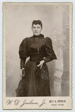 Primary view of object titled '[Portrait of a Woman Dressed in Dark Clothing]'.