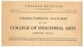 Thumbnail image of item number 1 in: 'College Bulletin, Number 19, August, 1907'.