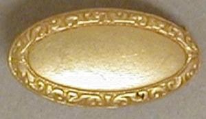 Primary view of object titled '[Gold tie clasp]'.