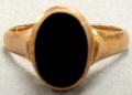 Thumbnail image of item number 1 in: '[Ring decorated with a black stone]'.