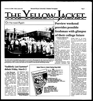 Primary view of object titled 'The Yellow Jacket (Brownwood, Tex.), No. 10, Ed. 1, Friday, February 24, 2006'.