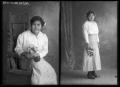 Photograph: [Portraits of Young Woman with Flowers]