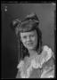 Photograph: [Portrait of Girl with Hair Bow]