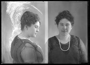 Primary view of object titled '[Portraits of Woman]'.