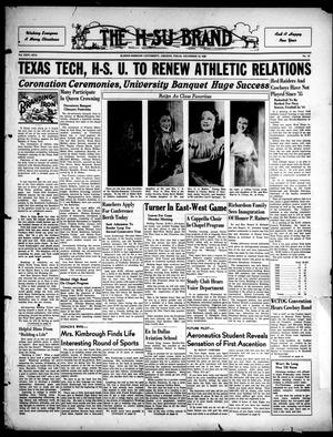 Primary view of object titled 'The H-SU Brand (Abilene, Tex.), Vol. 24, No. 13, Ed. 1, Saturday, December 16, 1939'.