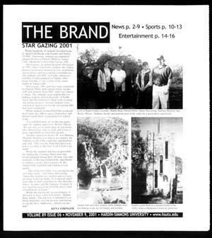 Primary view of object titled 'The Brand (Abilene, Tex.), Vol. 89, No. 6, Ed. 1, Friday, November 9, 2001'.