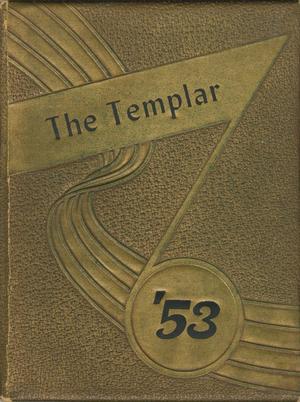 Primary view of object titled 'The Templar, Yearbook of Temple Junior College, 1953'.