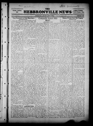 Primary view of object titled 'The Hebbronville News (Hebbronville, Tex.), Vol. 5, No. 5, Ed. 1 Wednesday, January 4, 1928'.