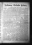 Newspaper: La Grange Deutsche Zeitung. (La Grange, Tex.), Vol. 19, No. 26, Ed. 1…
