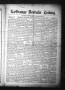 Newspaper: La Grange Deutsche Zeitung. (La Grange, Tex.), Vol. 19, No. 45, Ed. 1…