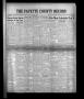 Newspaper: The Fayette County Record (La Grange, Tex.), Vol. 29, No. 20, Ed. 1 T…