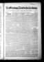 Primary view of La Grange Deutsche Zeitung (La Grange, Tex.), Vol. 33, No. 20, Ed. 1 Thursday, December 28, 1922