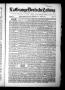 Primary view of La Grange Deutsche Zeitung (La Grange, Tex.), Vol. 33, No. 18, Ed. 1 Thursday, December 14, 1922