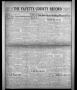 Newspaper: The Fayette County Record (La Grange, Tex.), Vol. 38, No. 25, Ed. 1 T…