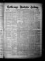 Newspaper: La Grange Deutsche Zeitung. (La Grange, Tex.), Vol. 12, No. 45, Ed. 1…