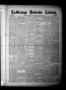 Newspaper: La Grange Deutsche Zeitung. (La Grange, Tex.), Vol. 12, No. 25, Ed. 1…
