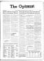 Newspaper: The Optimist (Abilene, Tex.), Vol. 33, No. 9, Ed. 1, Friday, November…