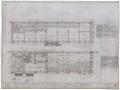 Primary view of Cisco Bank and Office Building, Cisco, Texas: Ground & Second Floor Plans