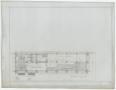 Technical Drawing: Cisco Bank and Office Building, Cisco, Texas: Ground Floor Plan
