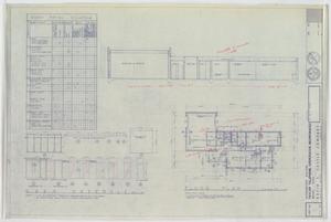 Primary view of object titled 'Taylor Telephone Incorporated Headquarters, Merkel, Texas: Floor Plan & Door Schedule'.